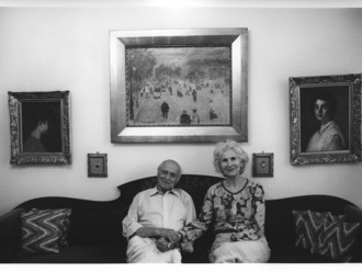 Buddy (1925 – 2015) und Gerti (geb. 1933) Elias in ihrem Haus in der Herbstgasse, Schweiz, Basel